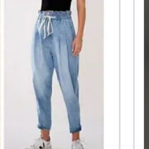 Free People   With plates Mover and  Joggers  High Rise Baggy Jeans